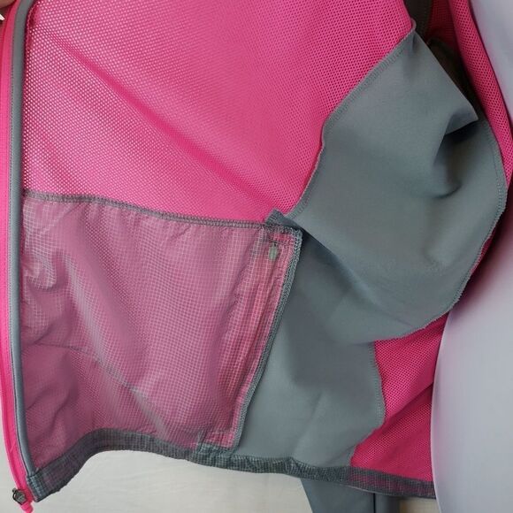Nike Golf Tour Performance Women's Small Pink & Grey Windbreaker Jacket - Picture 11 of 16